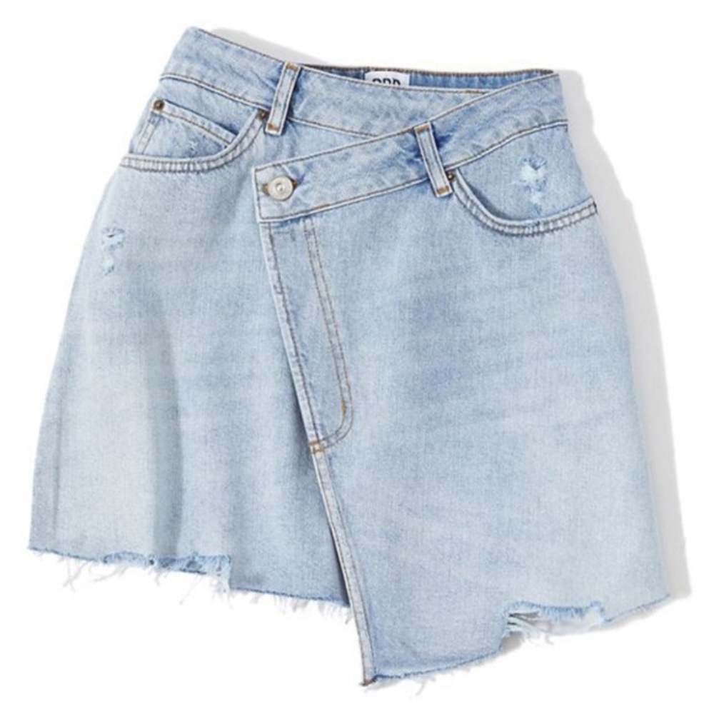 Urban Outfitters BDG Denim Mini Wrap Skirt